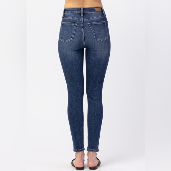 NWT Judy Blue High Rise Ankle-Length Skinny Jeans size 13 - Picture 4 of 5